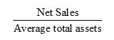 Asset Turnover